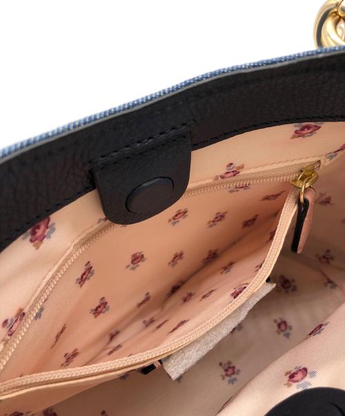 COACH（コーチ）COACH (コーチ) マイクロアリー ハンドバッグ インディゴの古着・服飾アイテム