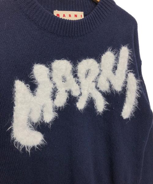 MARNI（マルニ）MARNI (マルニ) 厚手ニット ネイビー サイズ:46の古着・服飾アイテム