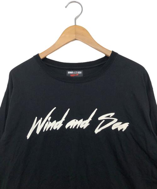 WIND AND SEA（ウィンダンシー）WIND AND SEA (ウィンダンシー) YOHJI YAMAMOTO (ヨウジヤマモト) 長袖カットソー ブラック サイズ:３の古着・服飾アイテム
