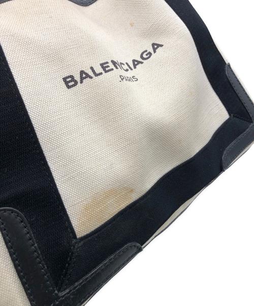 BALENCIAGA（バレンシアガ）BALENCIAGA (バレンシアガ) ハンドバッグ ブラック×ベージュの古着・服飾アイテム