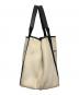 BALENCIAGA (バレンシアガ) ハンドバッグ ブラック×ベージュ：9000円