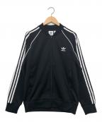 adidasアディダス）の古着「トラックジャケット」｜ブラック