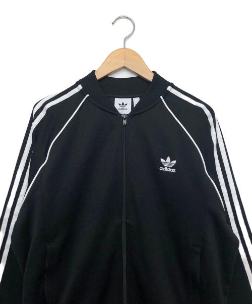 adidas（アディダス）adidas (アディダス) トラックジャケット ブラック サイズ:XOの古着・服飾アイテム