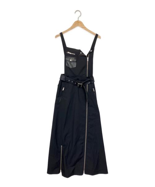 Ameri（アメリ）AMERI (アメリ) ノースリーブ・キャミソールワンピース ブラック サイズ:Sの古着・服飾アイテム