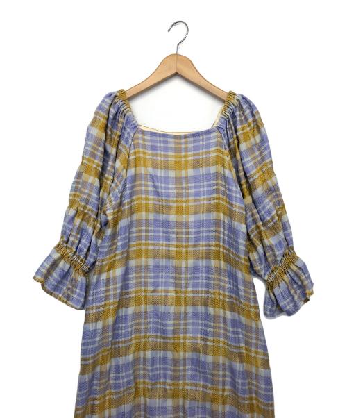 Ameri（アメリ）AMERI (アメリ) 半袖ワンピース ラベンダー サイズ:Mの古着・服飾アイテム