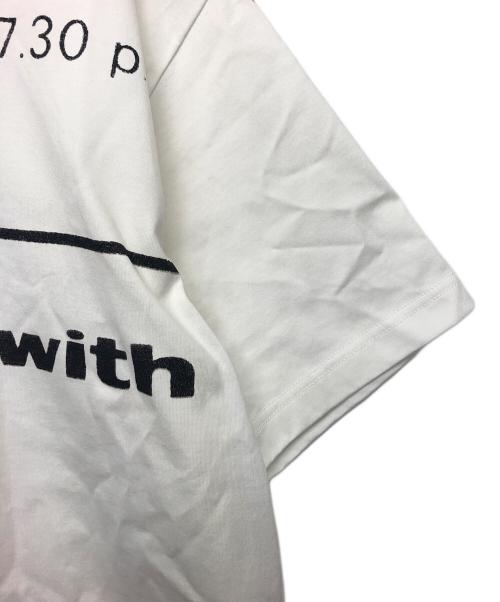 JUNYA WATANABE MAN（ジュンヤワタナベマン）JUNYA WATANABE MAN (ジュンヤワタナベマン) COMME des GARCONS (コムデギャルソン) 半袖Tシャツ ホワイト サイズ:Mの古着・服飾アイテム