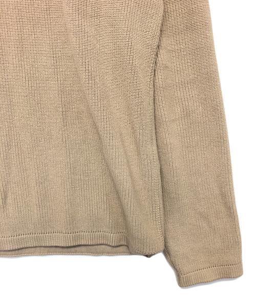 STONE ISLAND（ストーンアイランド）STONE ISLAND (ストーンアイランド) 薄手ニット ベージュ サイズ:Mの古着・服飾アイテム