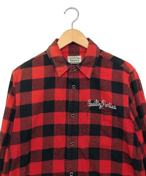 WACKO MARIA（ワコマリア）WACKO MARIA (ワコマリア) ワークシャツ レッド サイズ:Mの古着・服飾アイテム