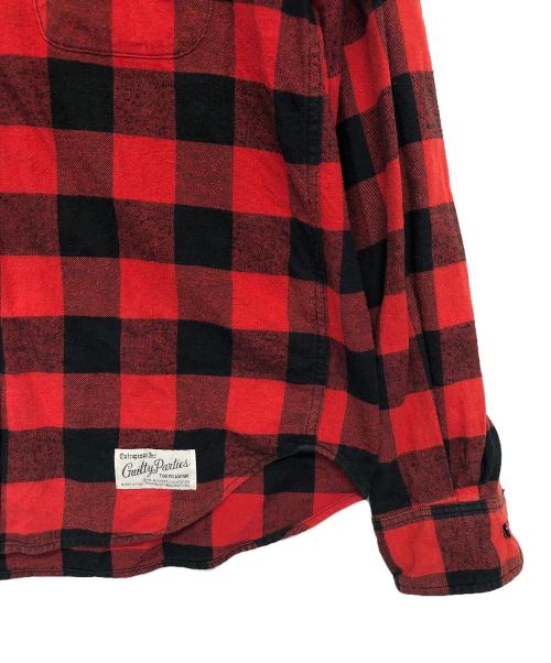 WACKO MARIA（ワコマリア）WACKO MARIA (ワコマリア) ワークシャツ レッド サイズ:Mの古着・服飾アイテム