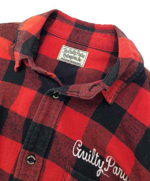 WACKO MARIA（ワコマリア）WACKO MARIA (ワコマリア) ワークシャツ レッド サイズ:Mの古着・服飾アイテム