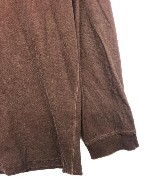 THE NORTH FACE（ザ ノース フェイス）THE NORTH FACE (ザ ノース フェイス) SUPREME (シュプリーム) 長袖カットソー ブラウン サイズ:Lの古着・服飾アイテム