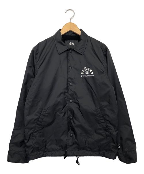 stussy（ステューシー）stussy (ステューシー) SOPH. (ソフ) コーチジャケット ブラック サイズ:Sの古着・服飾アイテム