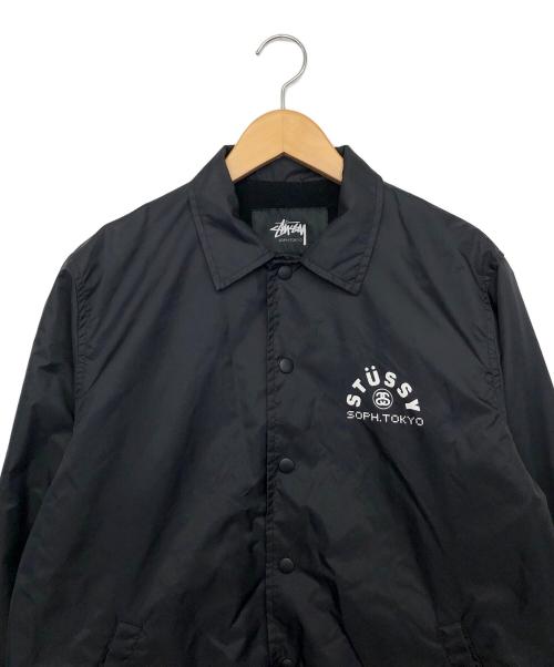 stussy（ステューシー）stussy (ステューシー) SOPH. (ソフ) コーチジャケット ブラック サイズ:Sの古着・服飾アイテム