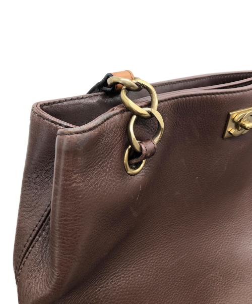 CHANEL（シャネル）CHANEL (シャネル) ハンドバッグ ブラウンの古着・服飾アイテム