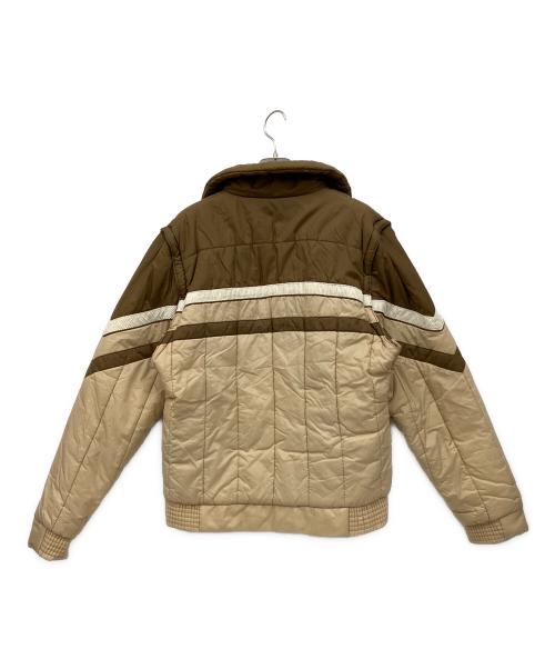 WILD HORSESby PASIFIC TRAIL（ワイルド ホーシズ バイ パシフィック トレイル）WILD HORSESby PASIFIC TRAIL (ワイルド ホーシズ バイ パシフィック トレイル) 中綿ジャケット ブラウン サイズ:Mの古着・服飾アイテム