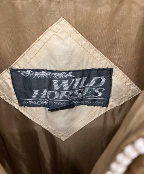 WILD HORSESby PASIFIC TRAIL（ワイルド ホーシズ バイ パシフィック トレイル）WILD HORSESby PASIFIC TRAIL (ワイルド ホーシズ バイ パシフィック トレイル) 中綿ジャケット ブラウン サイズ:Mの古着・服飾アイテム