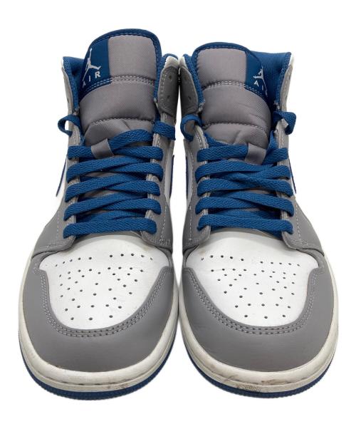 NIKE（ナイキ）NIKE (ナイキ) AIR JORDAN1　スニーカー グレー×ブルー サイズ:26.5cmの古着・服飾アイテム