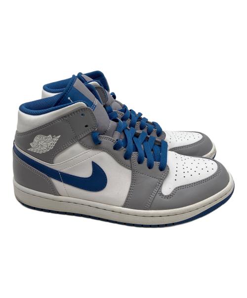 NIKE（ナイキ）NIKE (ナイキ) AIR JORDAN1　スニーカー グレー×ブルー サイズ:26.5cmの古着・服飾アイテム