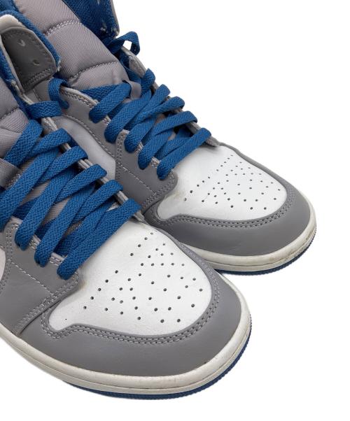 NIKE（ナイキ）NIKE (ナイキ) AIR JORDAN1　スニーカー グレー×ブルー サイズ:26.5cmの古着・服飾アイテム