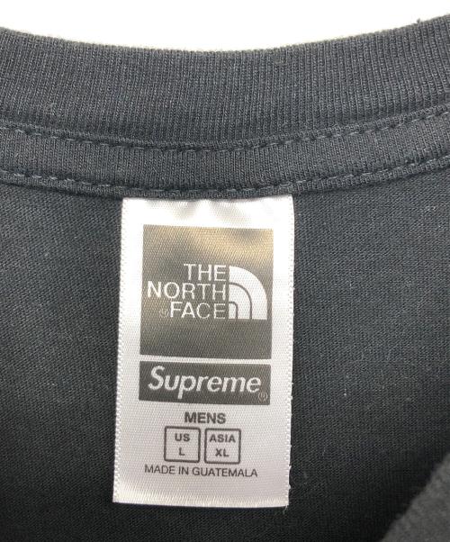THE NORTH FACE（ザ ノース フェイス）THE NORTH FACE (ザ ノース フェイス) Supreme (シュプリーム) 半袖Tシャツ ブラック サイズ:XLの古着・服飾アイテム