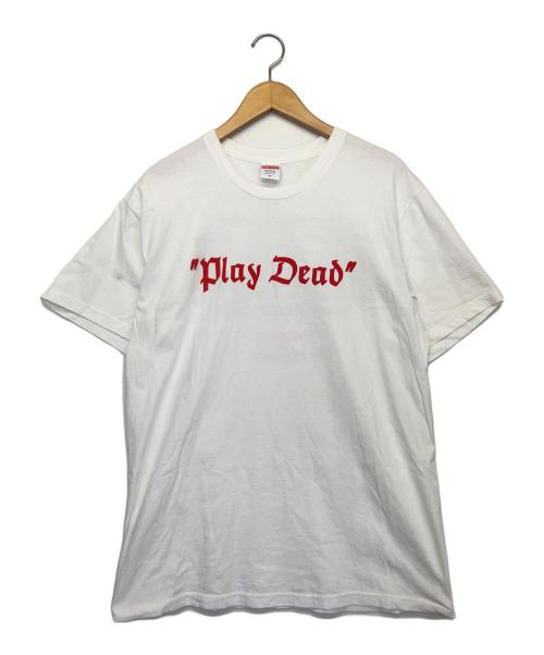 SUPREME（シュプリーム）SUPREME (シュプリーム) play dead 半袖Tシャツ ホワイト サイズ:Mの古着・服飾アイテム