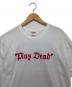 SUPREME (シュプリーム) play dead 半袖Tシャツ ホワイト サイズ:M：12000円