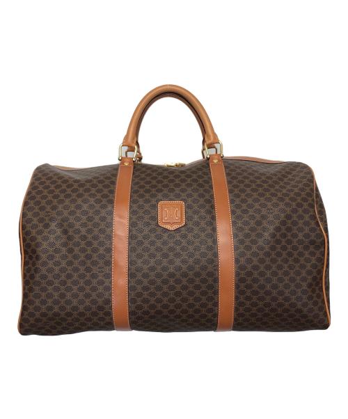 CELINE（セリーヌ）CELINE (セリーヌ) マカダム ボストンバッグ ブラウンの古着・服飾アイテム