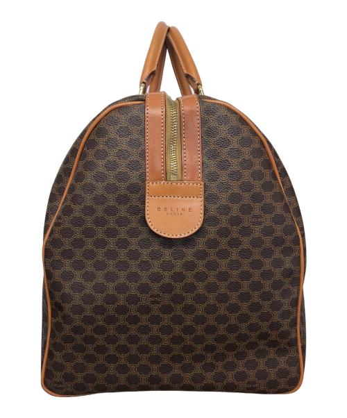 CELINE（セリーヌ）CELINE (セリーヌ) マカダム ボストンバッグ ブラウンの古着・服飾アイテム