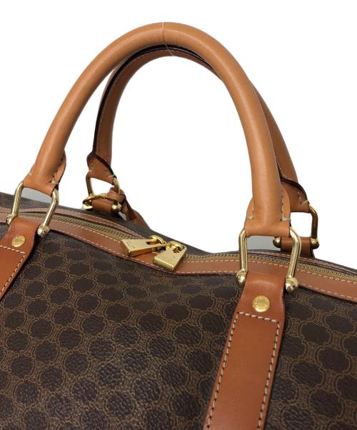 CELINE（セリーヌ）CELINE (セリーヌ) マカダム ボストンバッグ ブラウンの古着・服飾アイテム