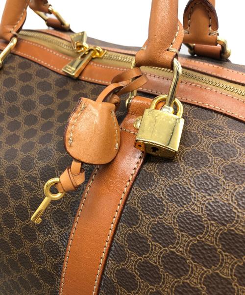 CELINE（セリーヌ）CELINE (セリーヌ) マカダム ボストンバッグ ブラウンの古着・服飾アイテム