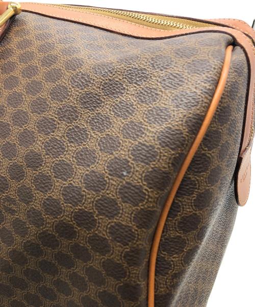 CELINE（セリーヌ）CELINE (セリーヌ) マカダム ボストンバッグ ブラウンの古着・服飾アイテム