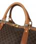 中古・古着 CELINE (セリーヌ) マカダム ボストンバッグ ブラウン：30000円