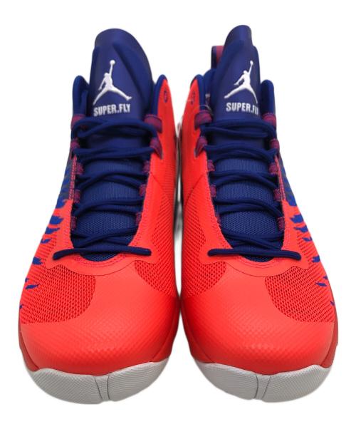 NIKE（ナイキ）NIKE (ナイキ) JORDAN SUPER FLY 5 バスケットシューズ ブルー×オレンジ サイズ:28.5cm 未使用品の古着・服飾アイテム