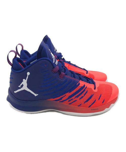 NIKE（ナイキ）NIKE (ナイキ) JORDAN SUPER FLY 5 バスケットシューズ ブルー×オレンジ サイズ:28.5cm 未使用品の古着・服飾アイテム