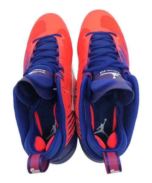 NIKE（ナイキ）NIKE (ナイキ) JORDAN SUPER FLY 5 バスケットシューズ ブルー×オレンジ サイズ:28.5cm 未使用品の古着・服飾アイテム