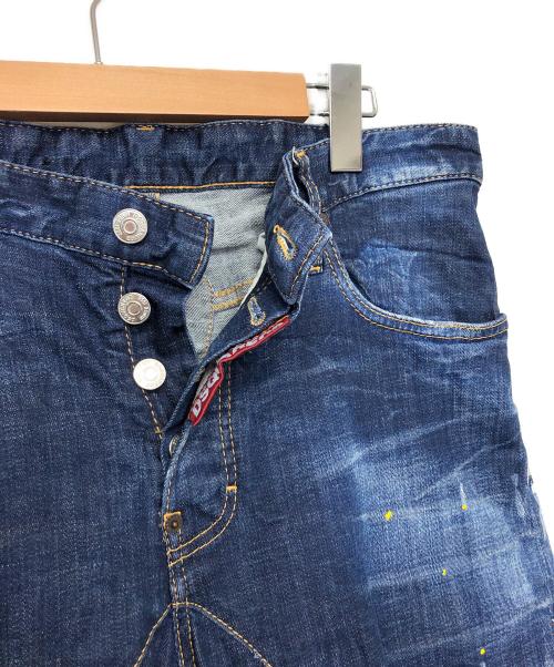 DSQUARED2（ディースクエアード）DSQUARED2 (ディースクエアード) Tidy Biker　デニムパンツ インディゴ サイズ:48の古着・服飾アイテム