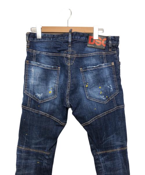 DSQUARED2（ディースクエアード）DSQUARED2 (ディースクエアード) Tidy Biker　デニムパンツ インディゴ サイズ:48の古着・服飾アイテム