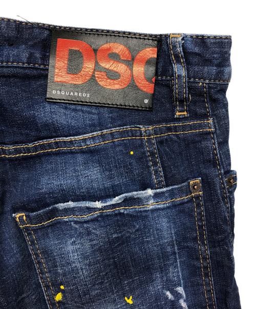 DSQUARED2（ディースクエアード）DSQUARED2 (ディースクエアード) Tidy Biker　デニムパンツ インディゴ サイズ:48の古着・服飾アイテム