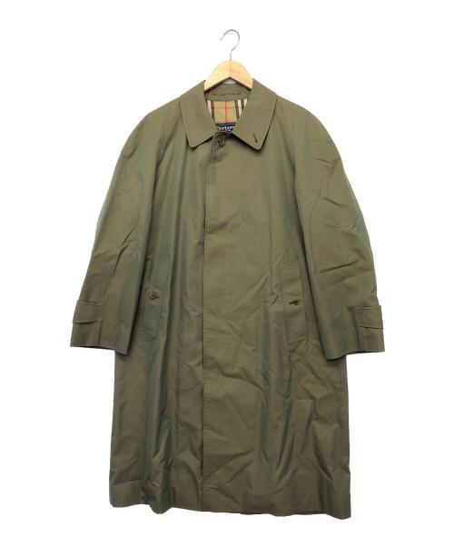 Burberry's（バーバリー）Burberry's (バーバリーズ) ステンカラーコート オリーブ サイズ:不明の古着・服飾アイテム