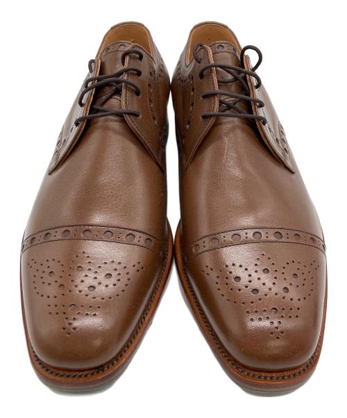SCOTCH GRAIN（スコッチグレイン）SCOTCH GRAIN (スコッチグレイン) ストレートチップシューズ ブラウン サイズ:25 1/2の古着・服飾アイテム