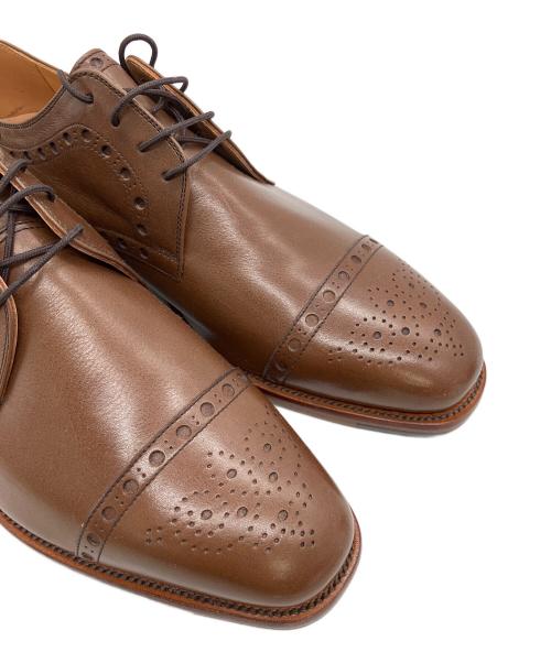 SCOTCH GRAIN（スコッチグレイン）SCOTCH GRAIN (スコッチグレイン) ストレートチップシューズ ブラウン サイズ:25 1/2の古着・服飾アイテム