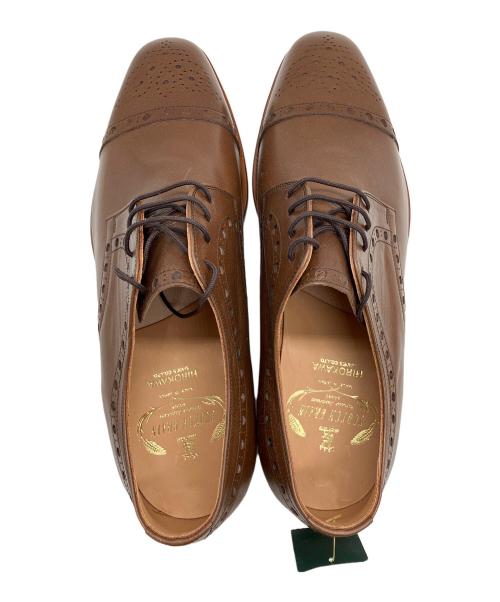 SCOTCH GRAIN（スコッチグレイン）SCOTCH GRAIN (スコッチグレイン) ストレートチップシューズ ブラウン サイズ:25 1/2の古着・服飾アイテム