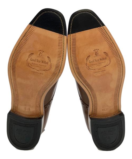 SCOTCH GRAIN（スコッチグレイン）SCOTCH GRAIN (スコッチグレイン) ストレートチップシューズ ブラウン サイズ:25 1/2の古着・服飾アイテム