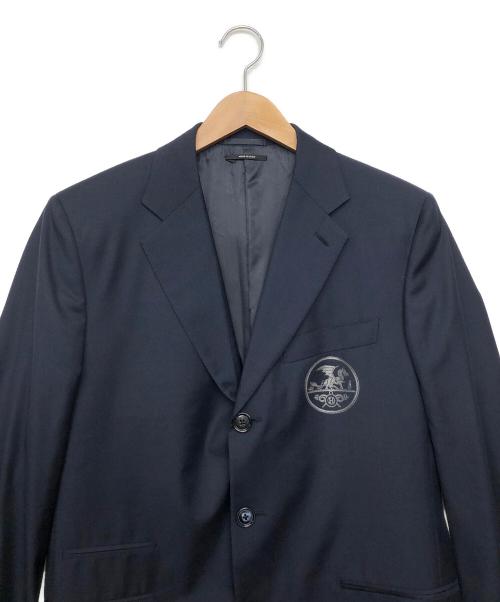 HERMES（エルメス）HERMES (エルメス) テーラードジャケット ネイビー サイズ:Taglia 50の古着・服飾アイテム