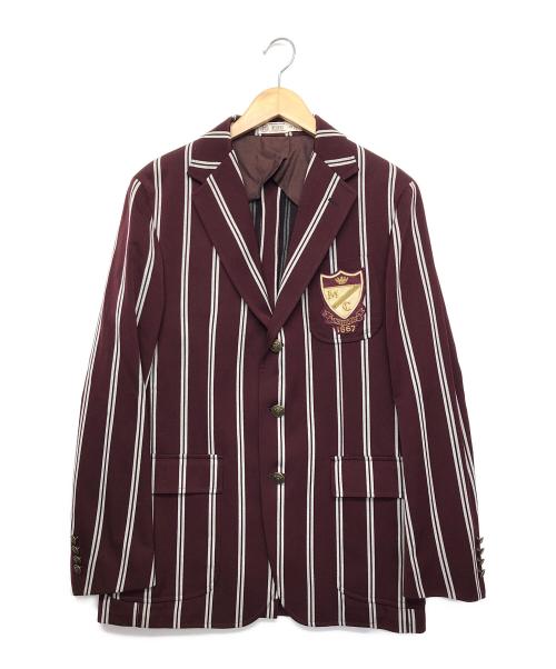 POLO RALPH LAUREN（ポロ・ラルフローレン）POLO RALPH LAUREN (ポロ・ラルフローレン) スクールジャケット レッド サイズ:40Rの古着・服飾アイテム