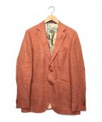 ETROエトロ）の古着「テーラードジャケット」｜オレンジ