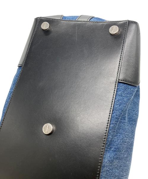 Salvatore Ferragamo（サルヴァトーレ フェラガモ）Salvatore Ferragamo (サルヴァトーレ フェラガモ) サルヴァトーレ フェラガモ　デニム地　ボストンバッグ インディゴの古着・服飾アイテム