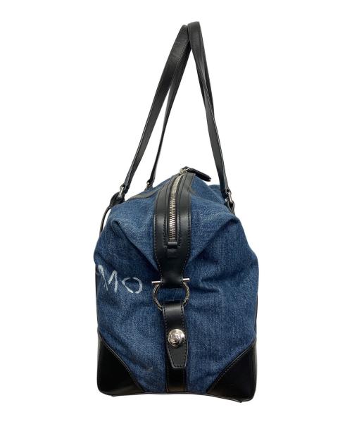 Salvatore Ferragamo（サルヴァトーレ フェラガモ）Salvatore Ferragamo (サルヴァトーレ フェラガモ) サルヴァトーレ フェラガモ　デニム地　ボストンバッグ インディゴの古着・服飾アイテム