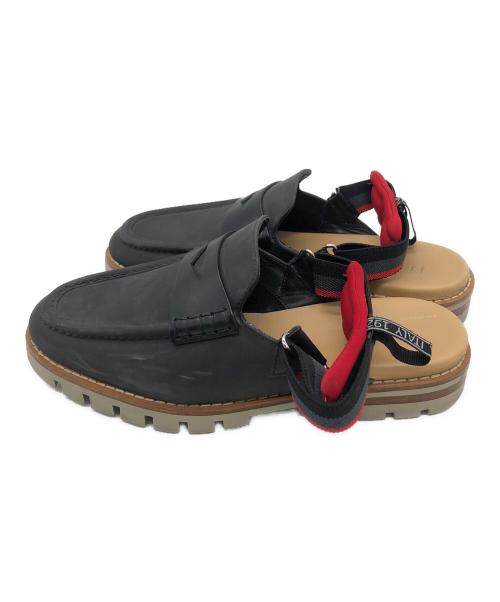 FENDI（フェンディ）FENDI (フェンディ) レザーバックストラップサンダル ブラック サイズ:7の古着・服飾アイテム