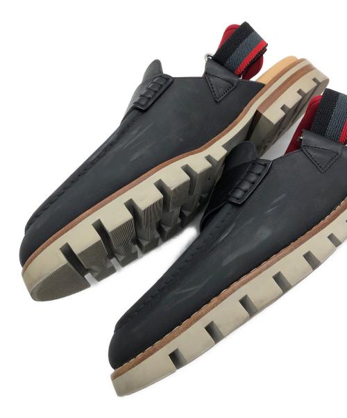 FENDI（フェンディ）FENDI (フェンディ) レザーバックストラップサンダル ブラック サイズ:7の古着・服飾アイテム